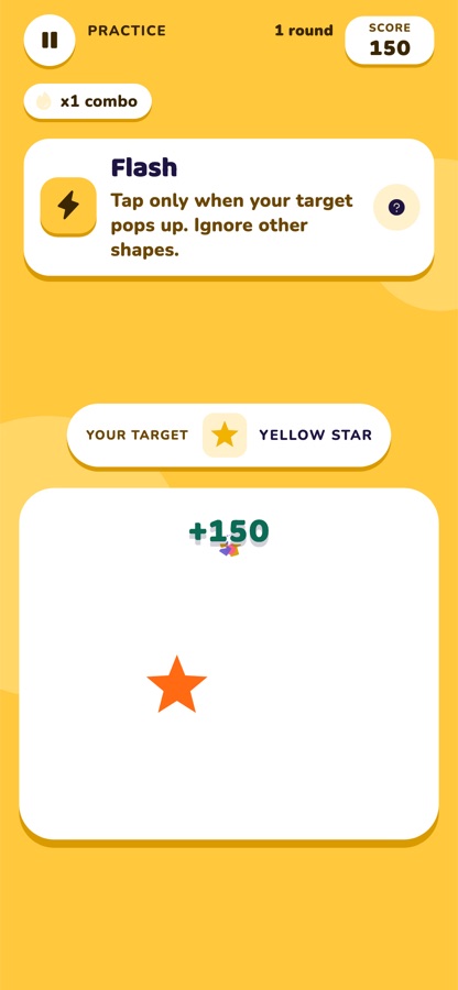 Flash, a Speed game: tap the moment your target pops up